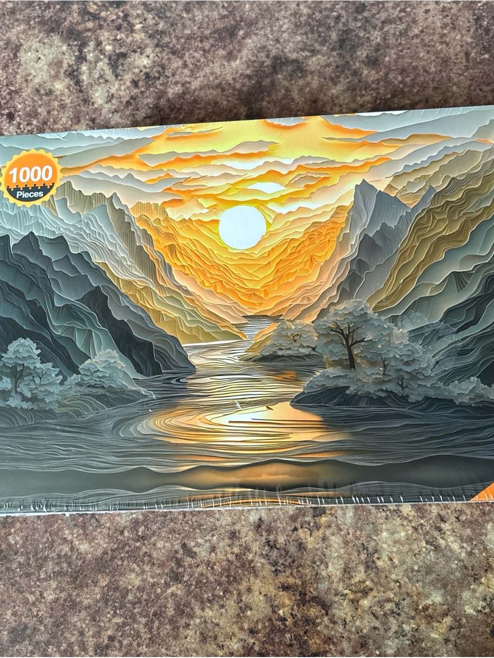 Yunlus “Sunrise at Mountain Peak” 1000pc puzzle brand new factory sealed